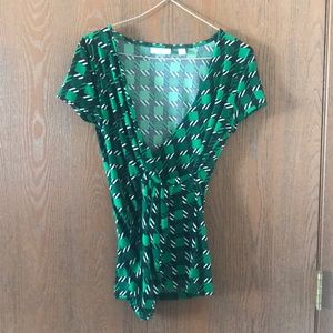 Striped New York and Company dress shirt